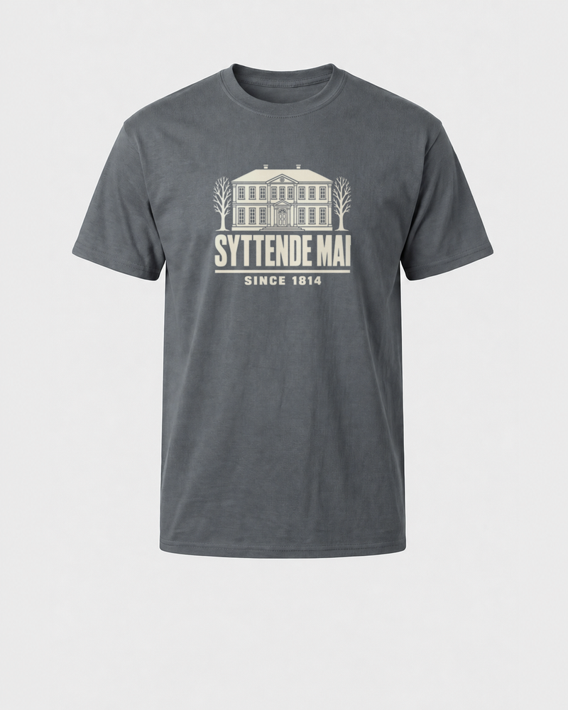tee charcoal front