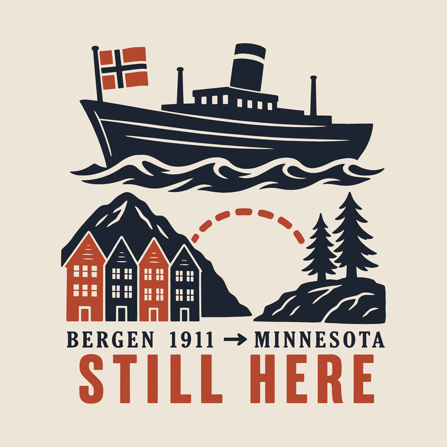 Bergen 1911 → Minnesota artwork