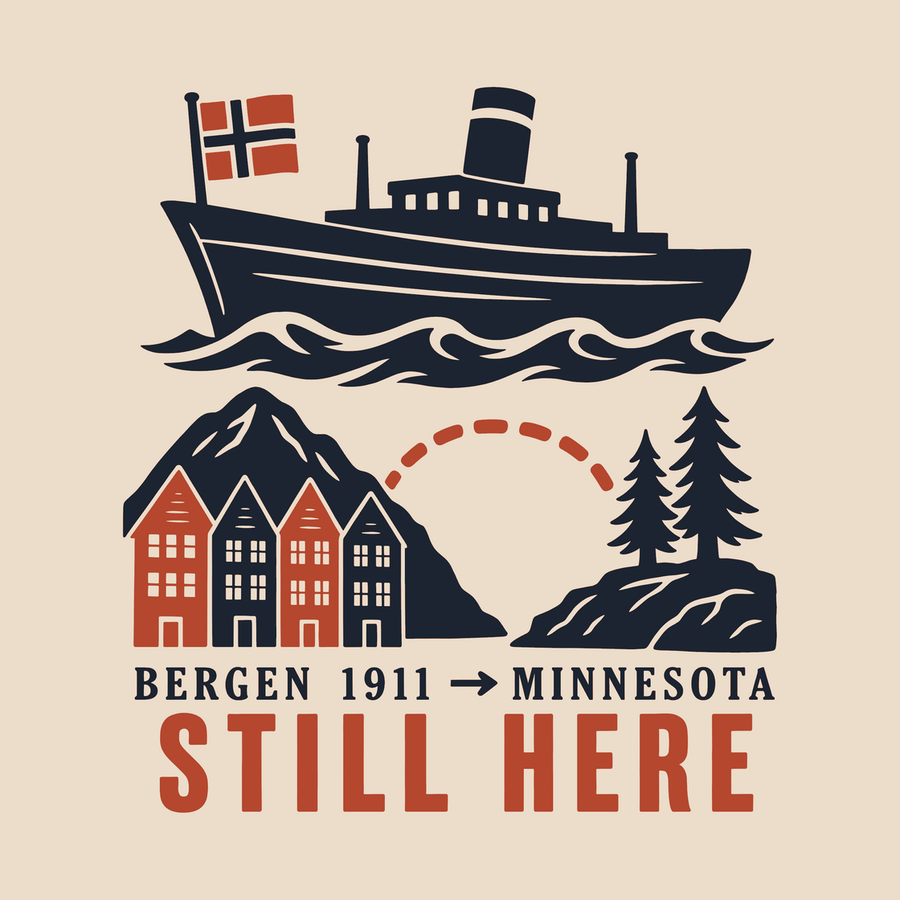 Bergen 1911 → Minnesota artwork