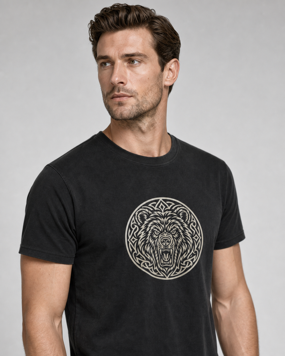Berserker Bear Crest washed tee