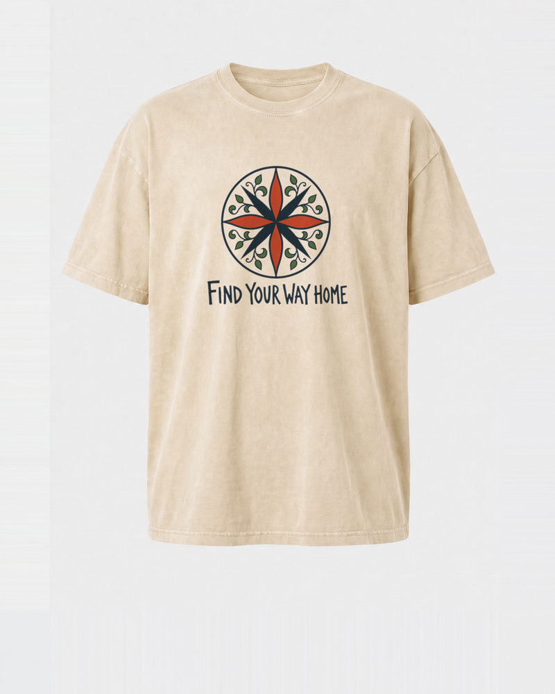 Find Your Way Home washed tee