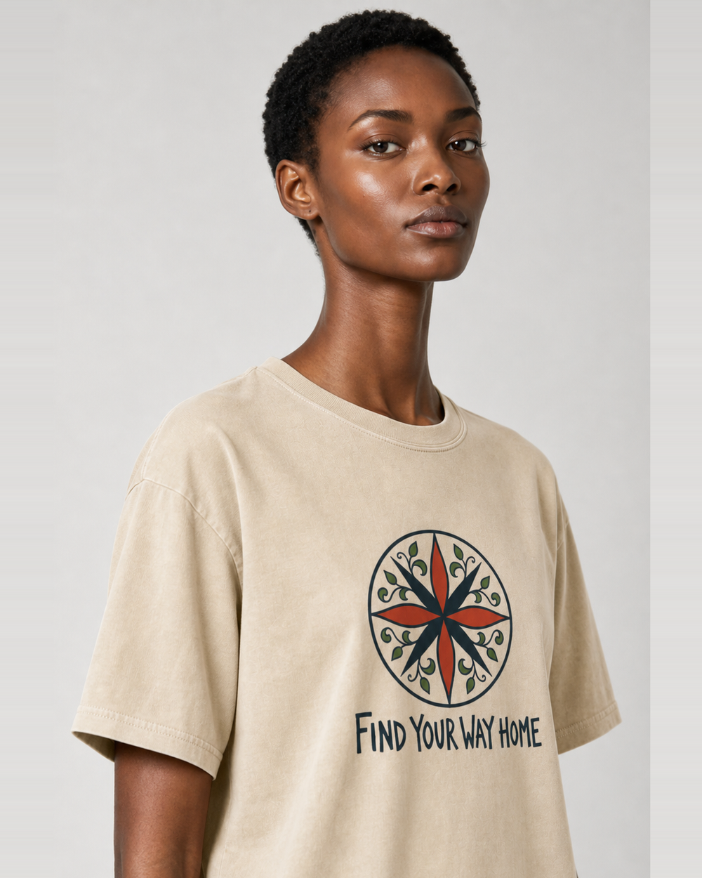 Find Your Way Home washed tee