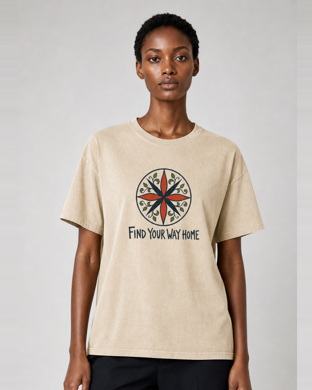 Find Your Way Home washed tee
