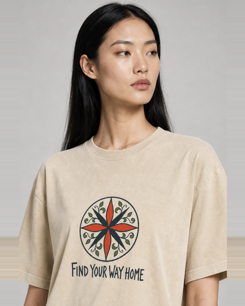 Find Your Way Home washed tee