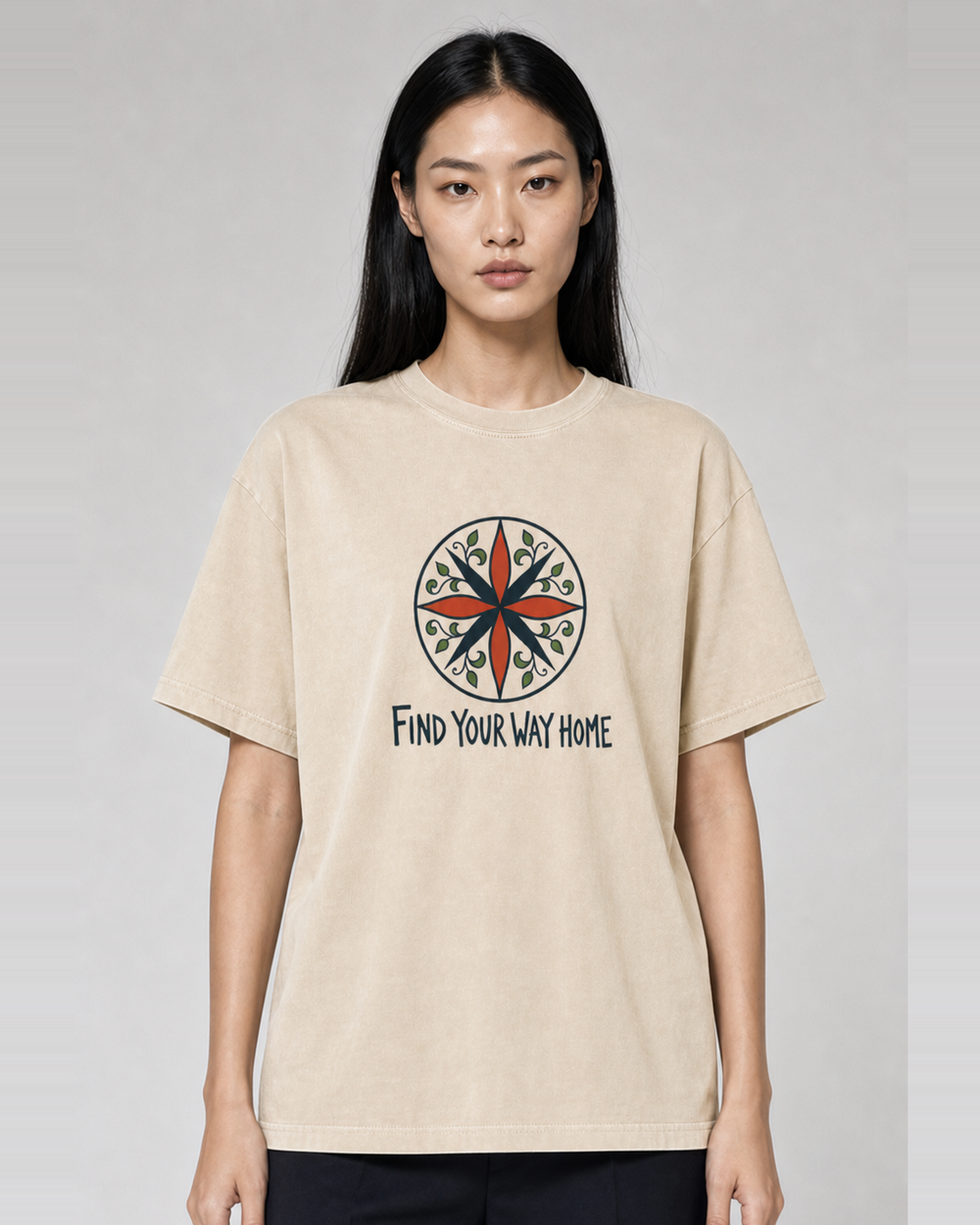 Find Your Way Home washed tee
