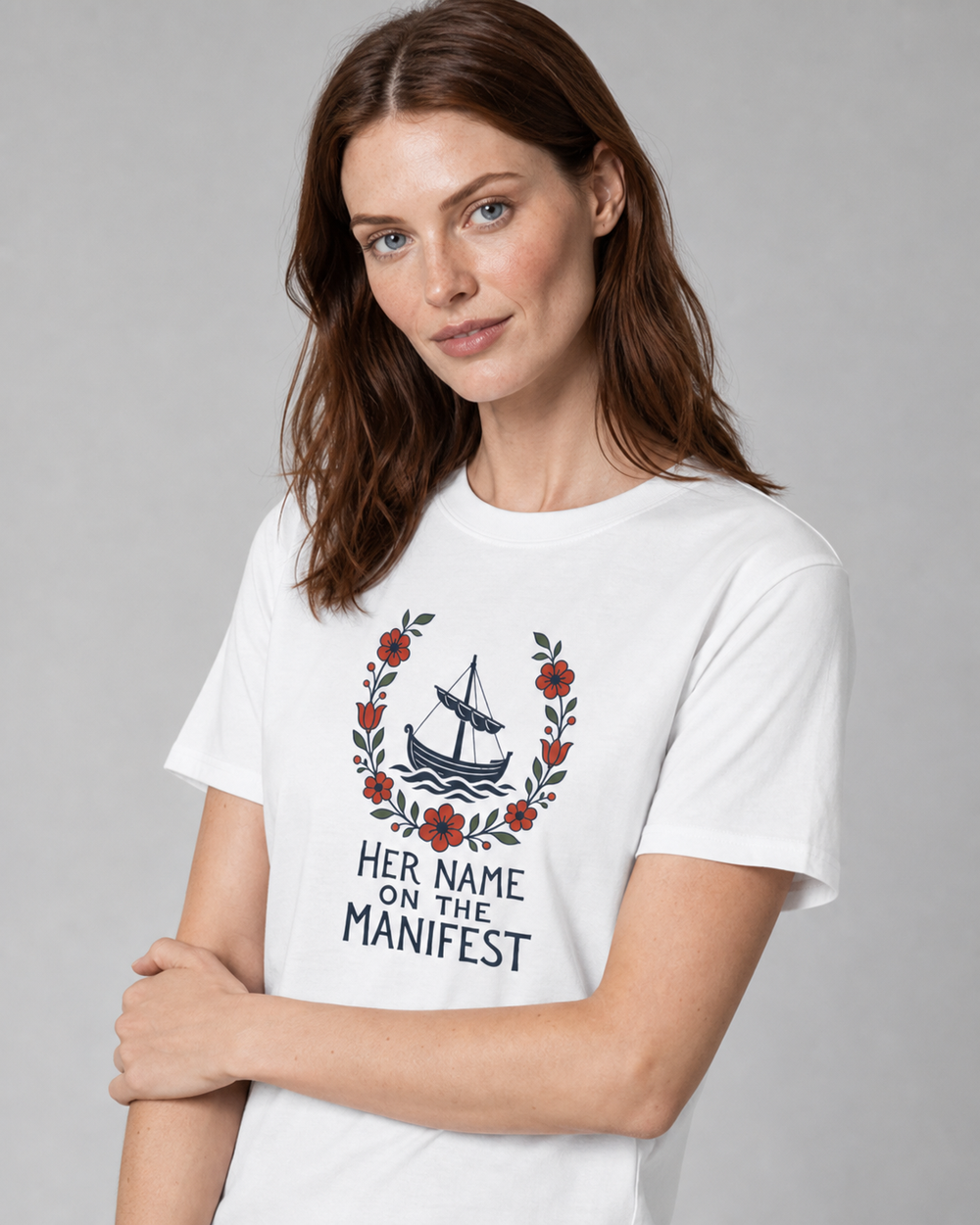 Her Name on the Manifest tee