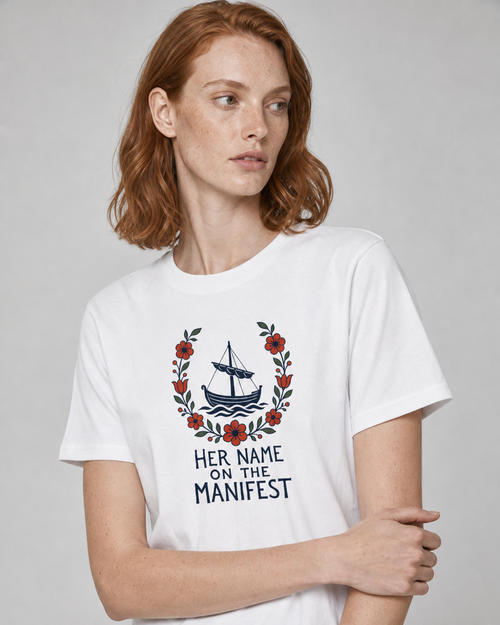 Her Name on the Manifest tee