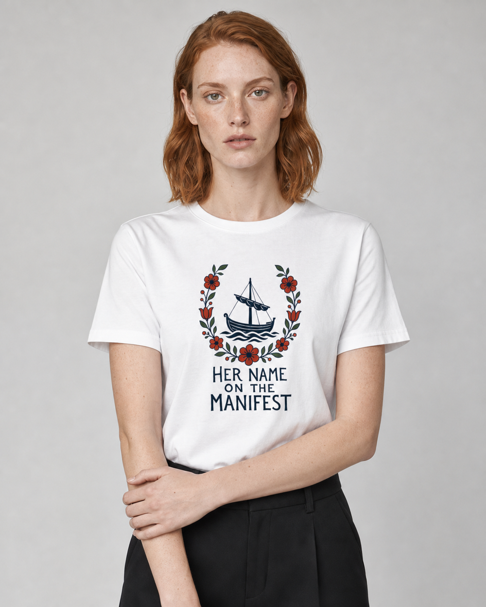 Her Name on the Manifest tee