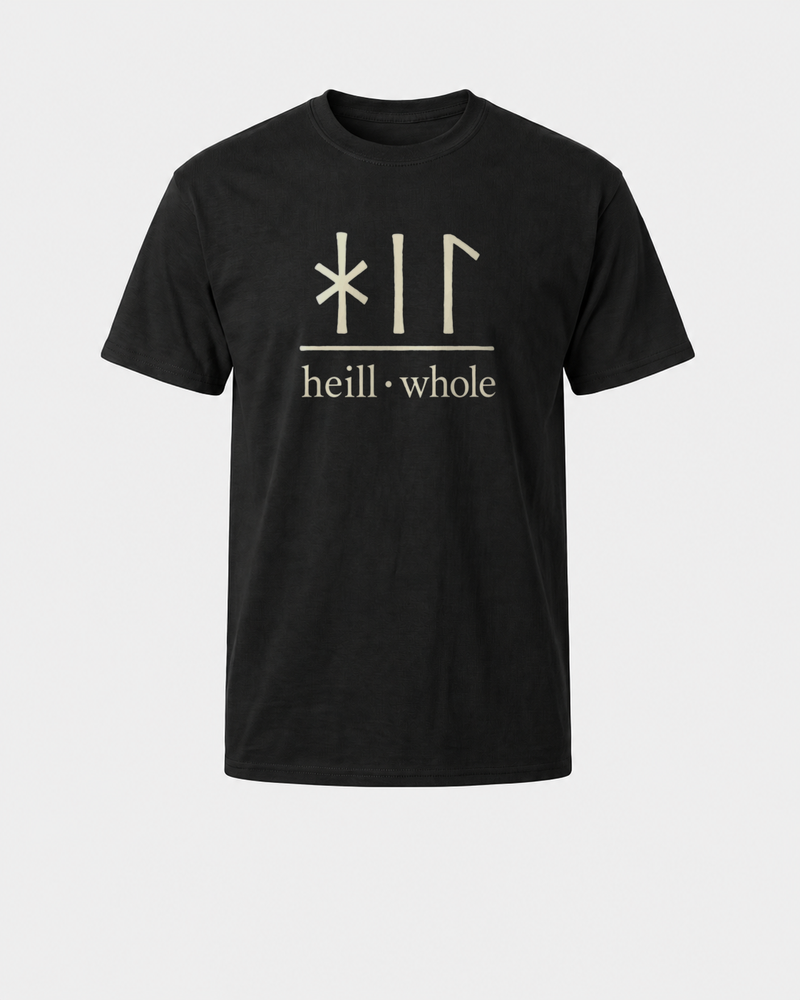 tee black front