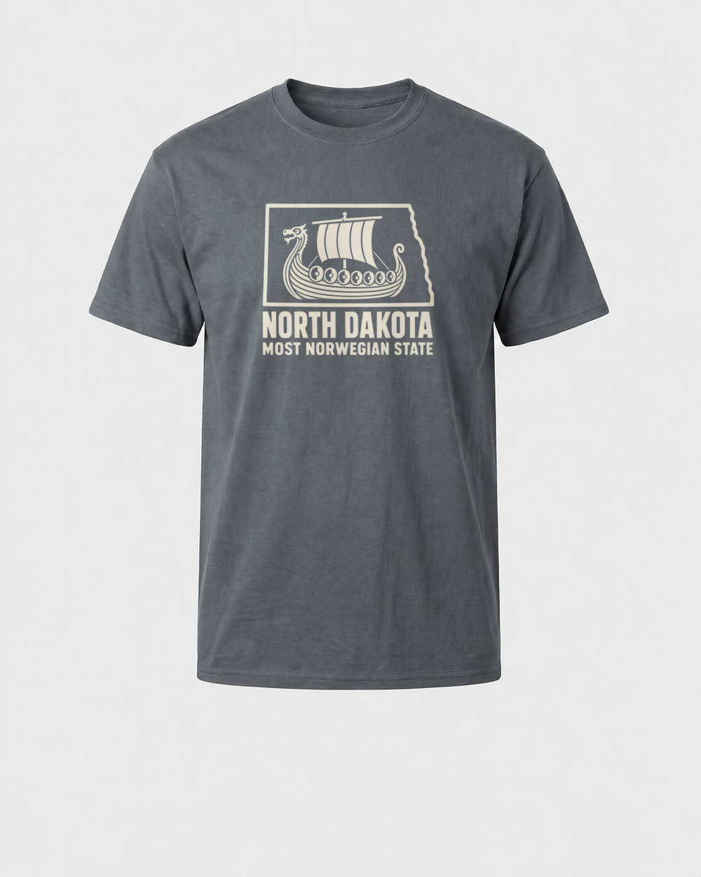 tee charcoal front