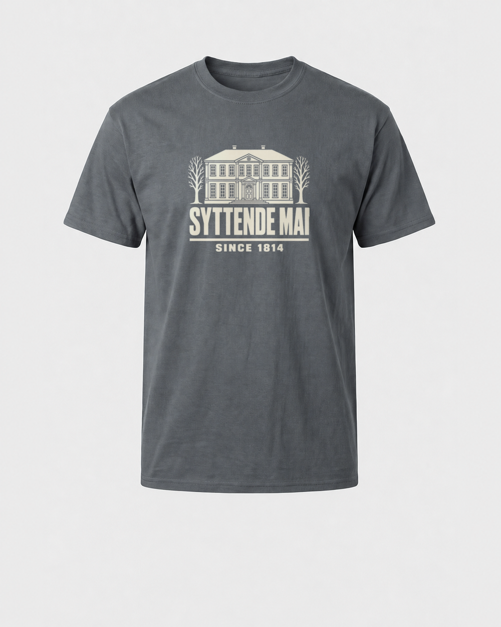 tee charcoal front