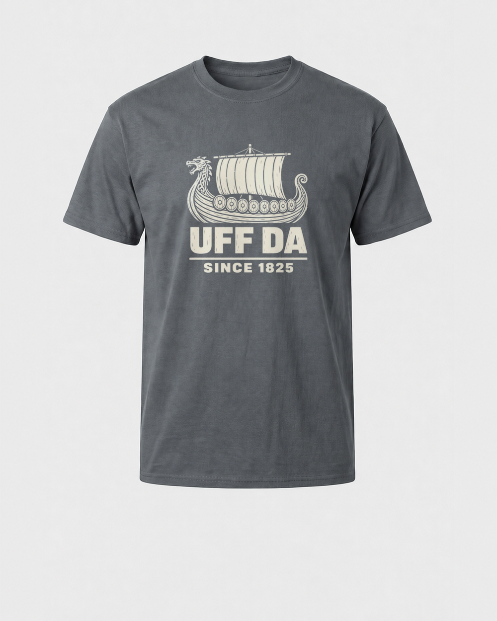 tee charcoal front