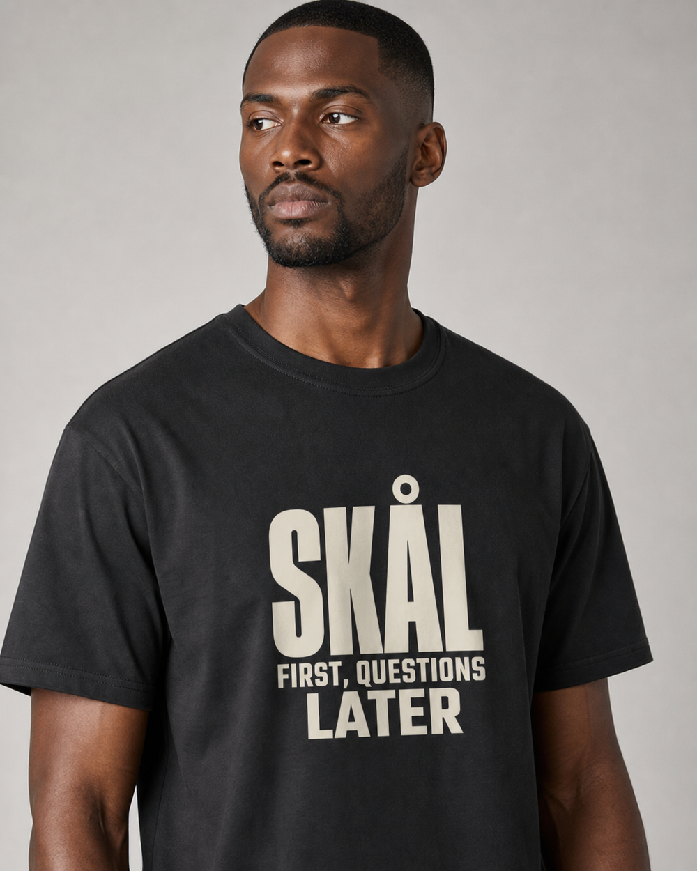 Skål First, Questions Later tee