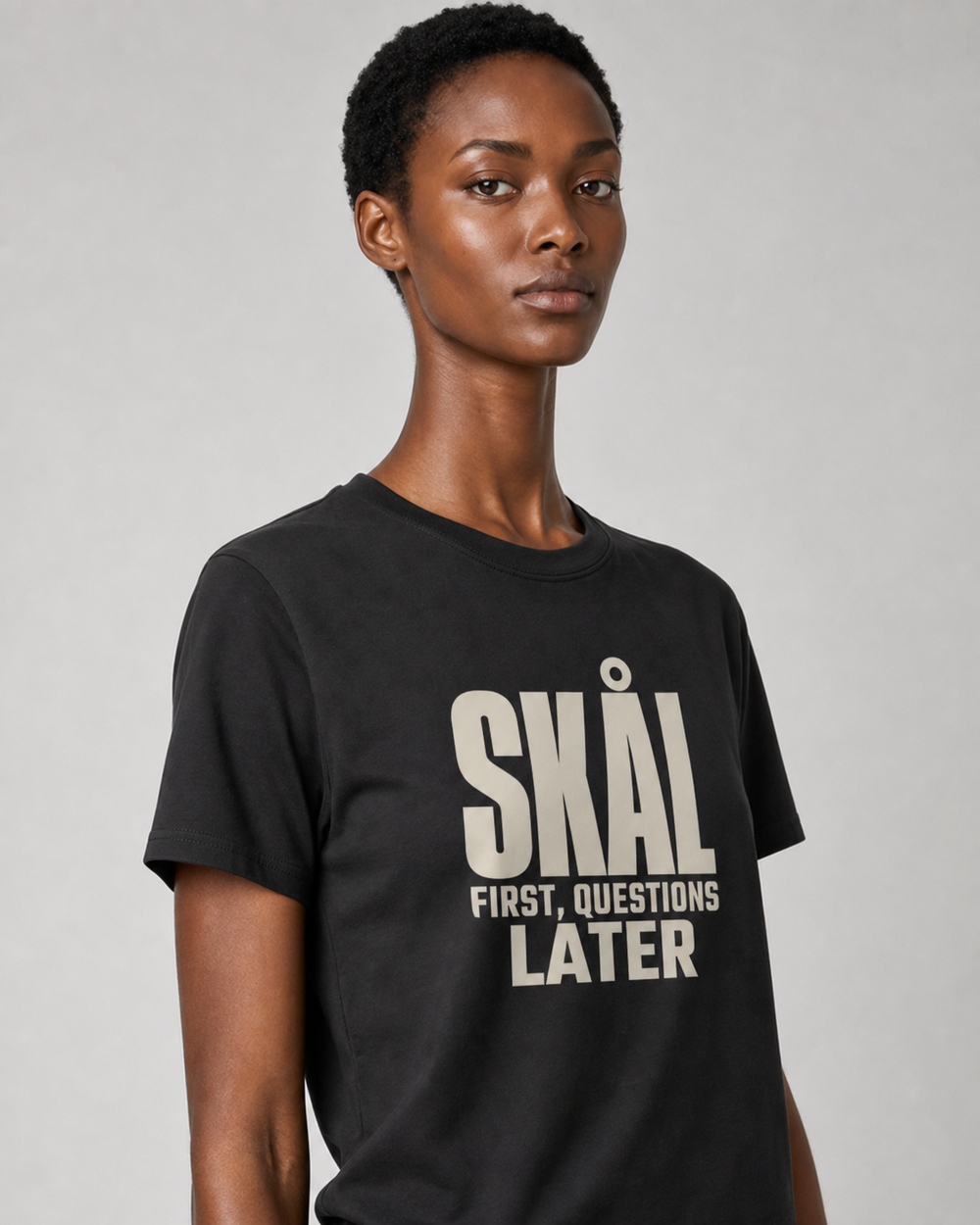 Skål First, Questions Later tee