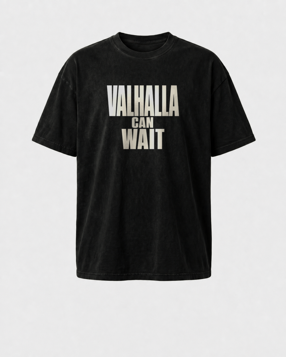 Valhalla Can Wait washed tee