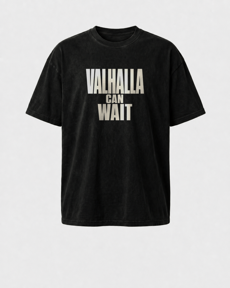 Valhalla Can Wait washed tee