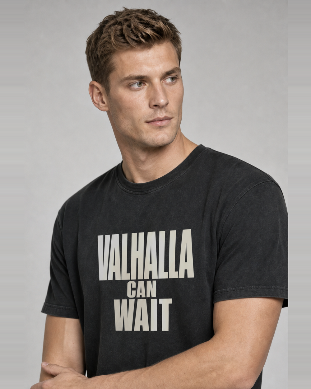 Valhalla Can Wait washed tee