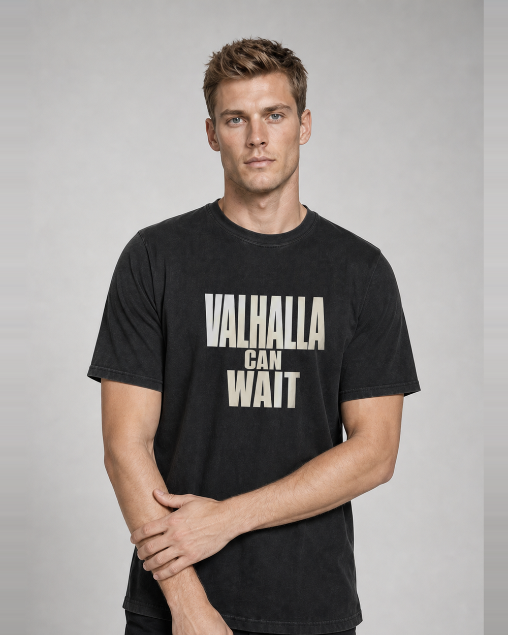 Valhalla Can Wait washed tee