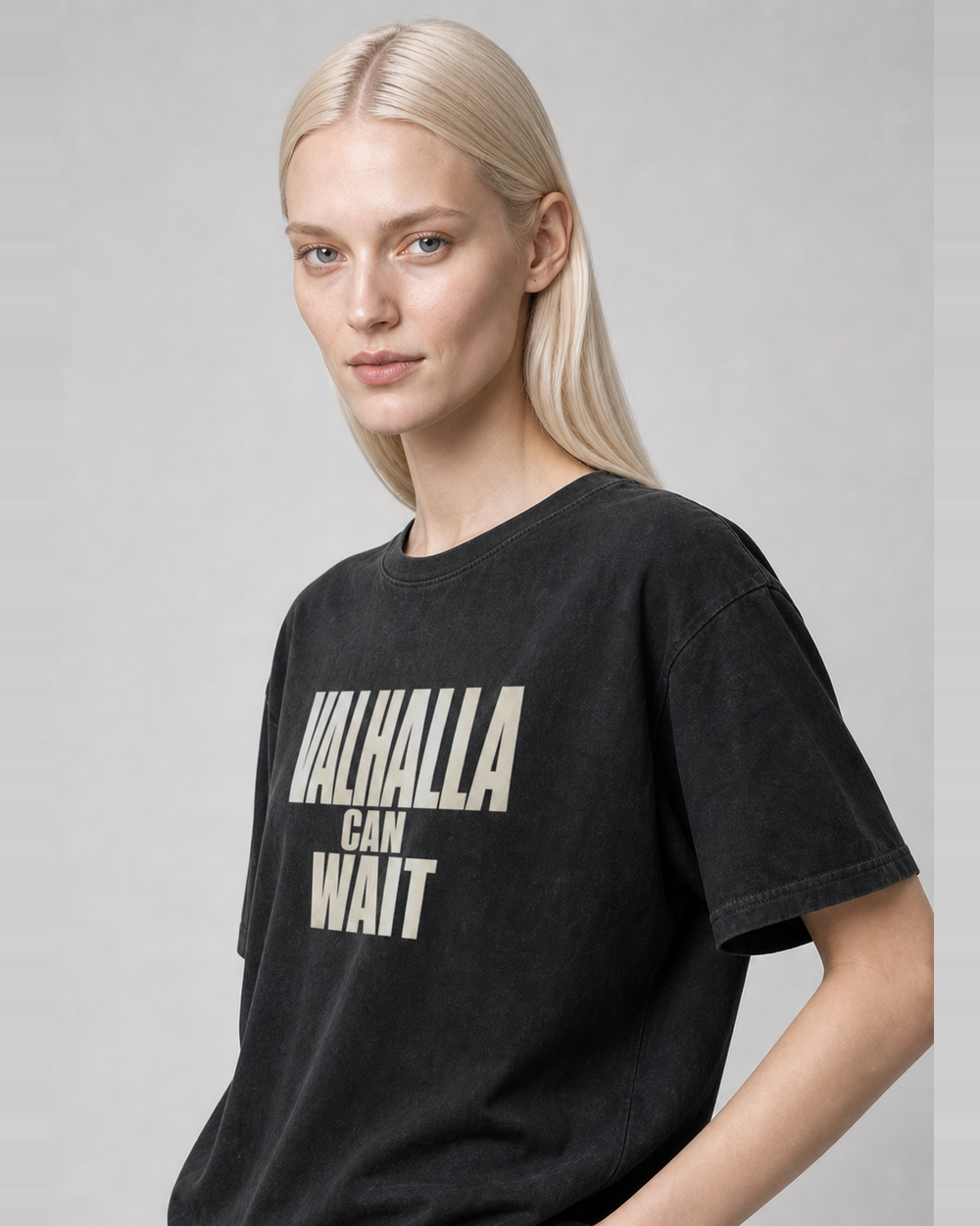 Valhalla Can Wait washed tee