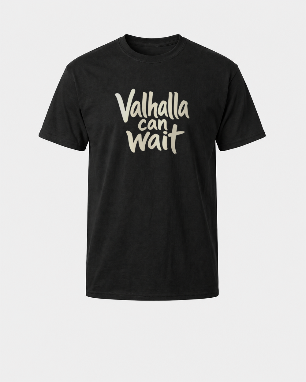 Valhalla Can Wait · Hand-Lettered tee