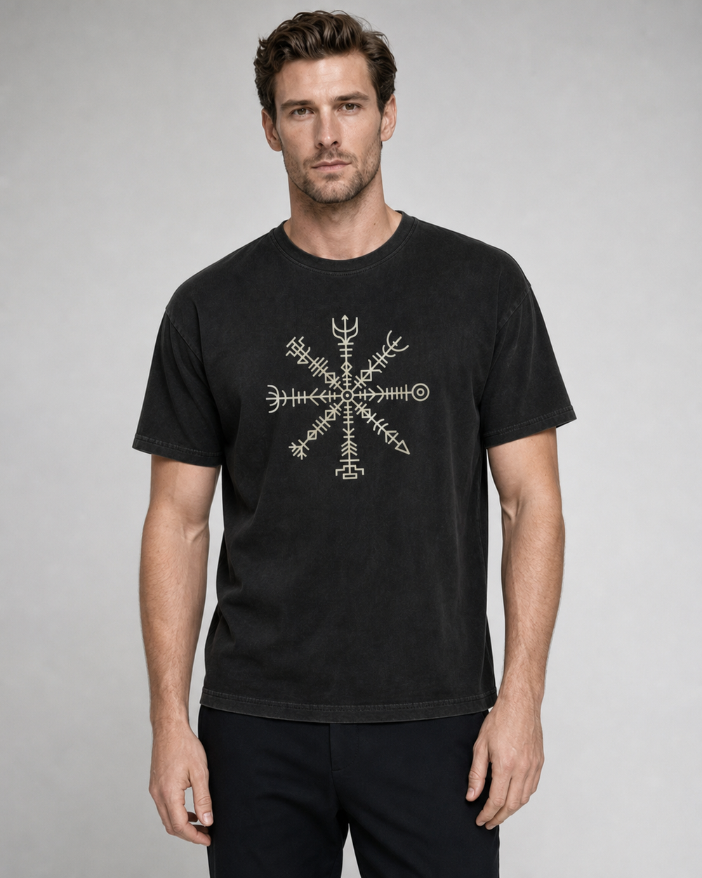 Vegvísir · Iceland, 1611 washed tee