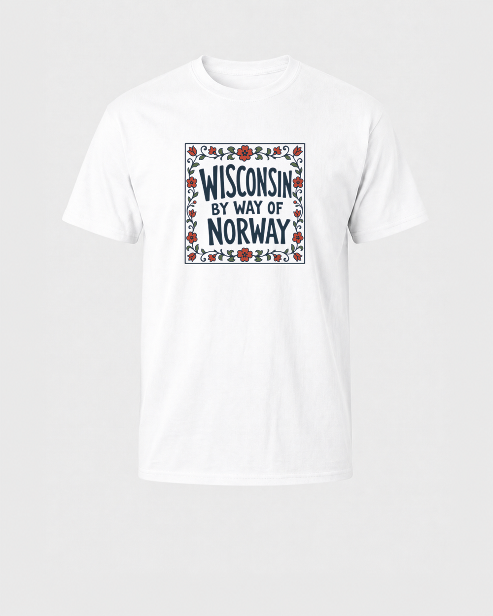 Wisconsin, By Way of Norway tee