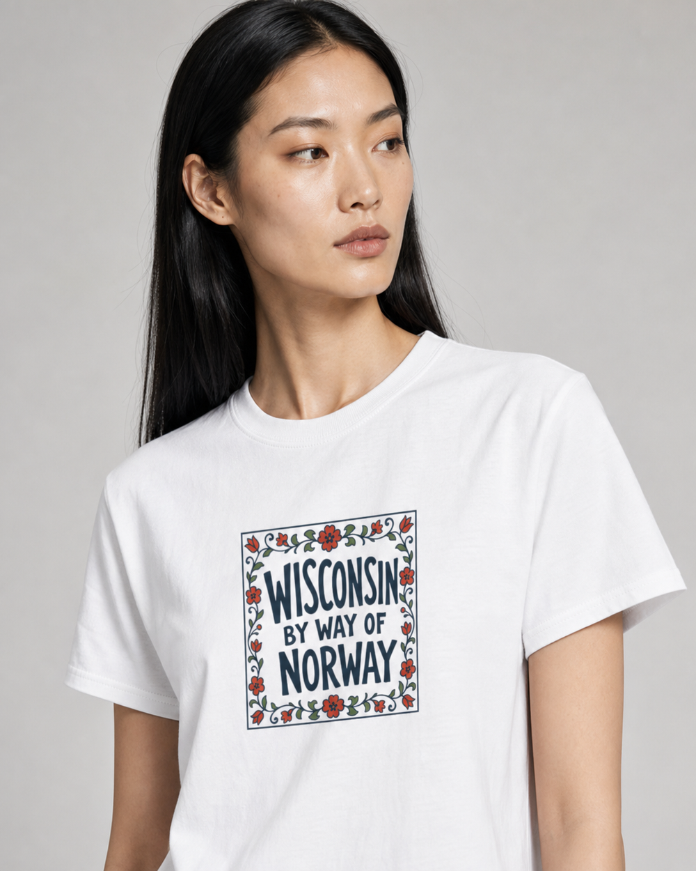 Wisconsin, By Way of Norway tee